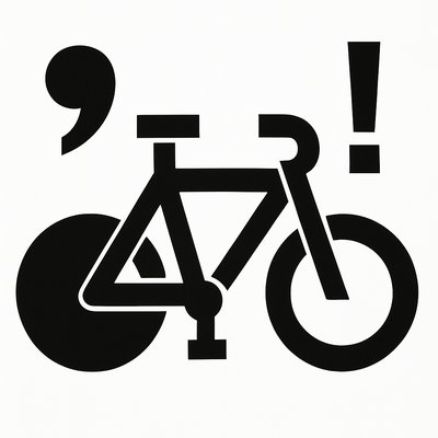 bicyle resting against a wall