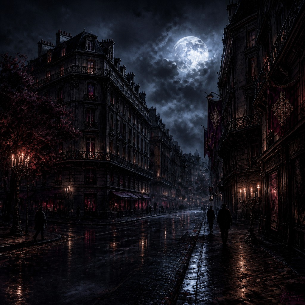 Dark Gothic Art Style Transfer Example