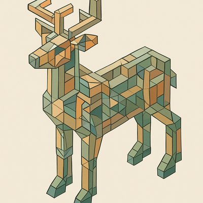 animal standing in natural pose