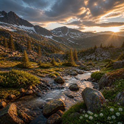 wide landscape with natural scenery