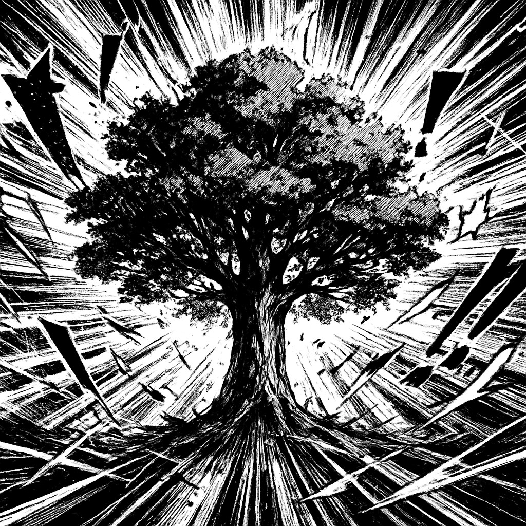 a tree in nature