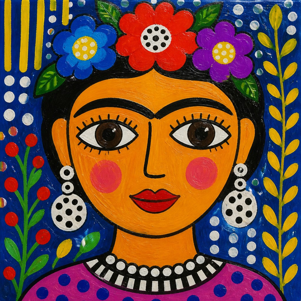 Naive Art Style AI art example