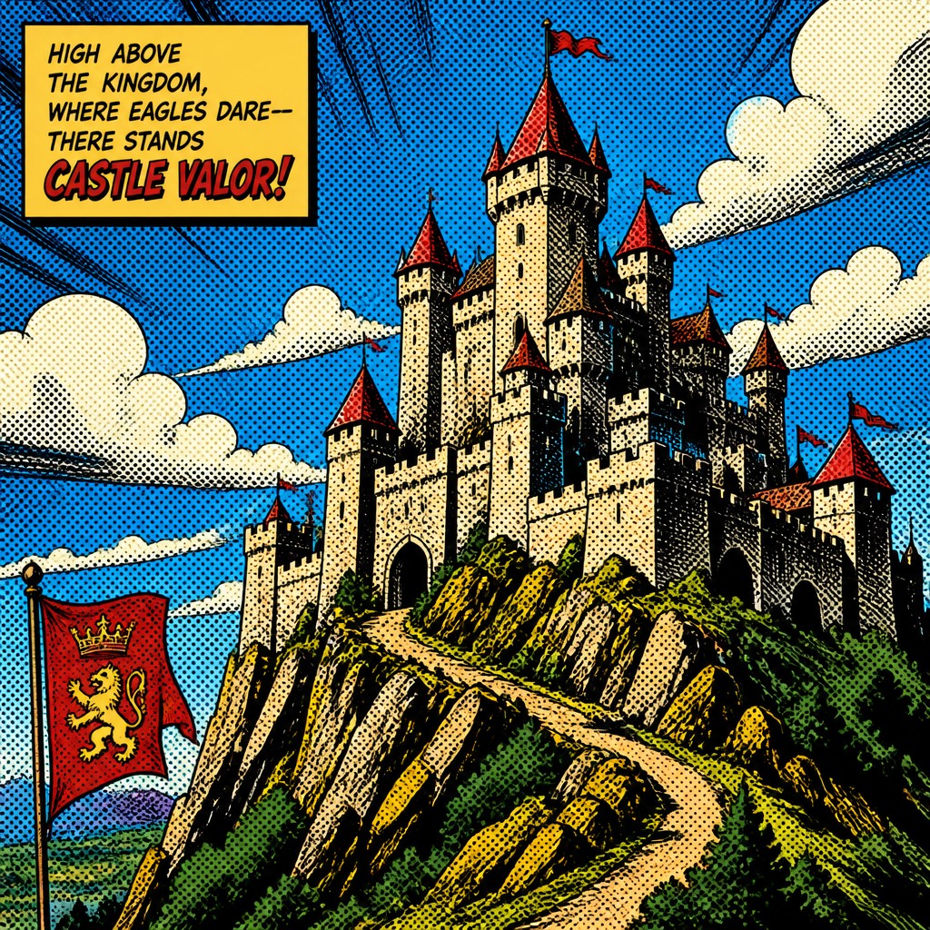 majestic castle on a hilltop