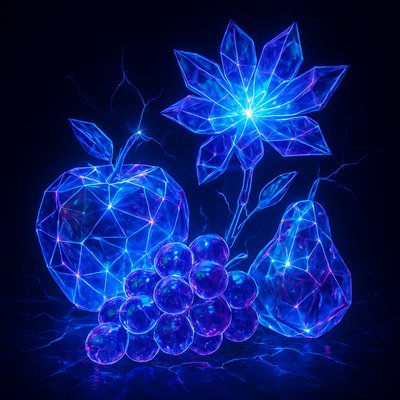 Piezoelectric Crystal Typography 3