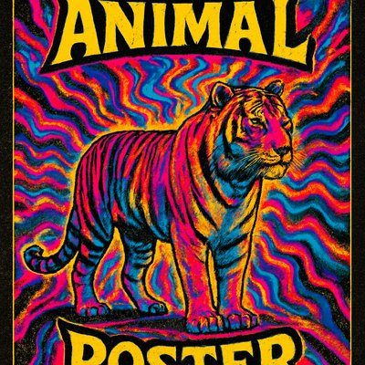 animal standing in natural pose