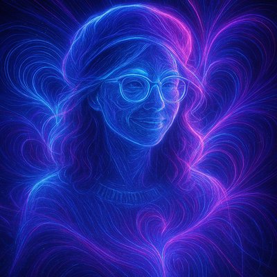 Magnetic Field Visualization Style Transfer Example