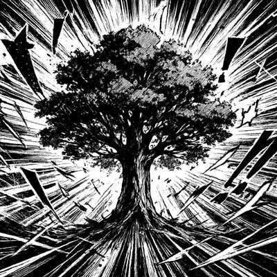 a tree in nature