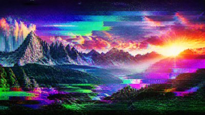 sweeping panoramic landscape with a dramatic sky