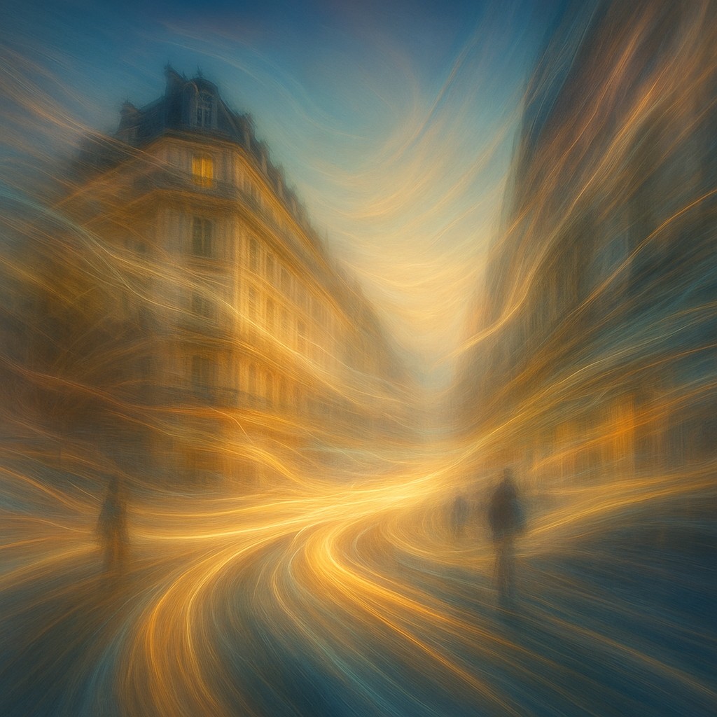 Long Exposure Photography Style Style Transfer Example