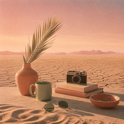 still life with everyday objects — Desertwave Aesthetic