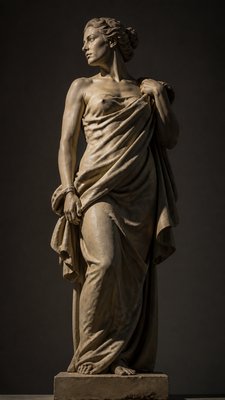 full-length portrait of an elegant figure