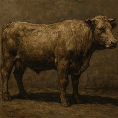 animal standing in natural pose