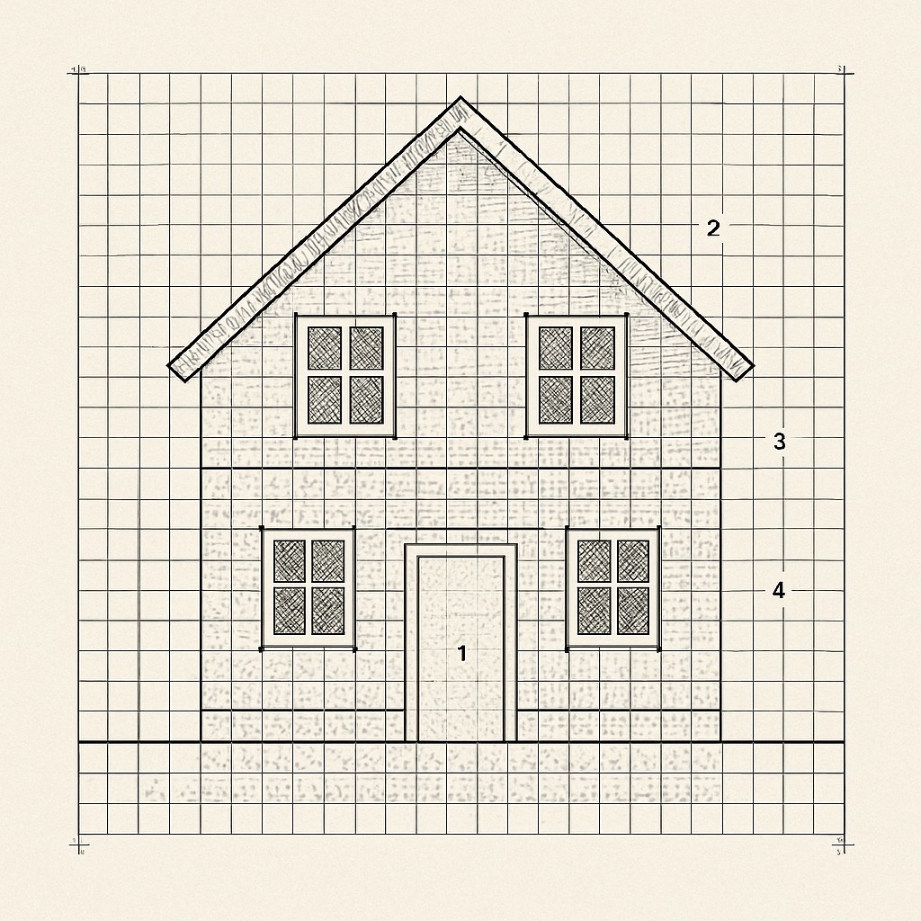 house with front view