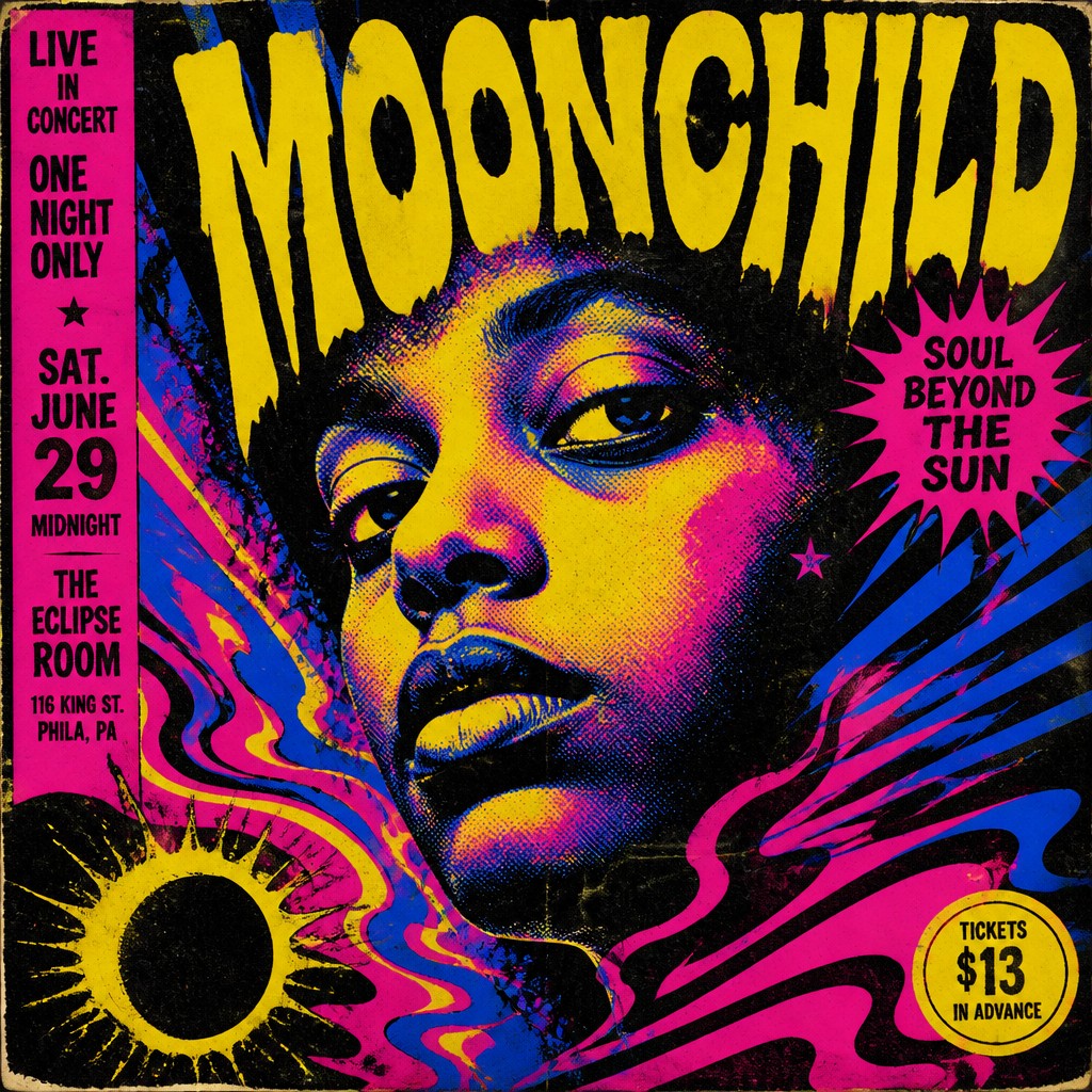 Concert Poster Design AI art example
