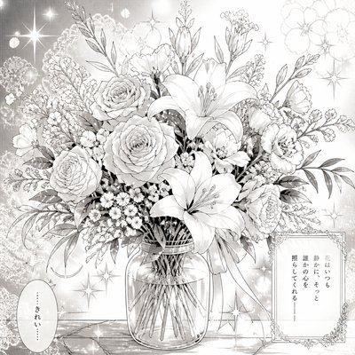 bouquet of flowers in a glass vase