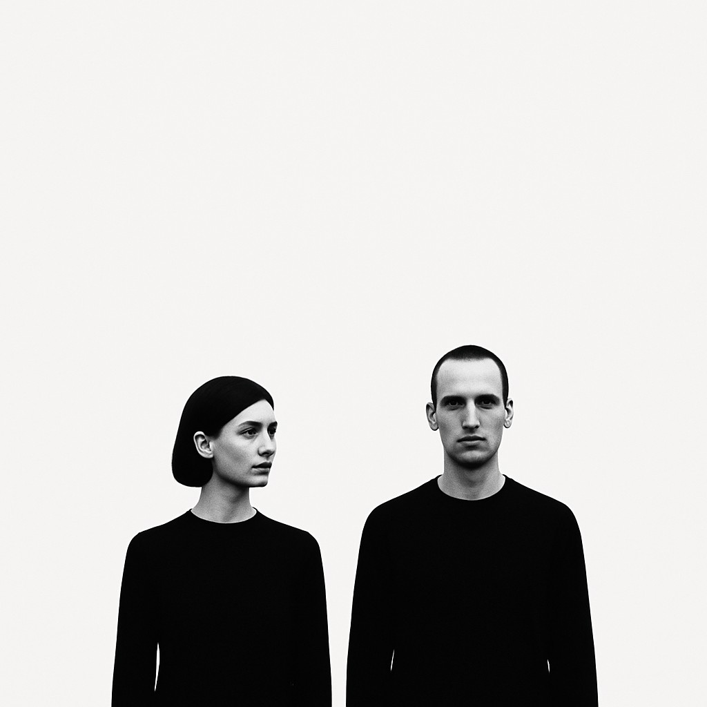 portrait of two people together