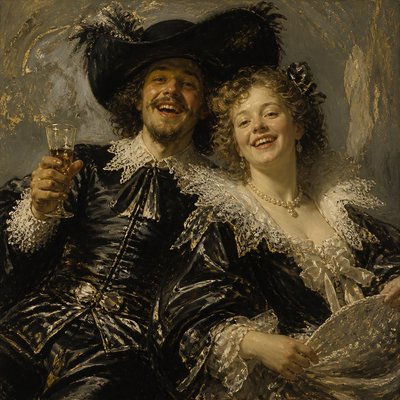 portrait of two people together
