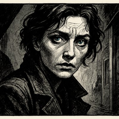 portrait of a person with expressive eyes