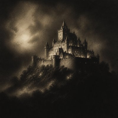 majestic castle on a hilltop