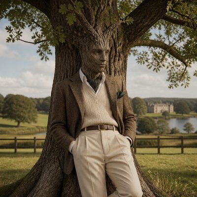 a tree in nature — Old Money Fashion Style