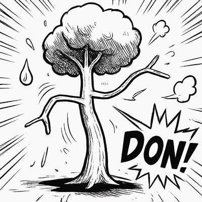 a tree in nature