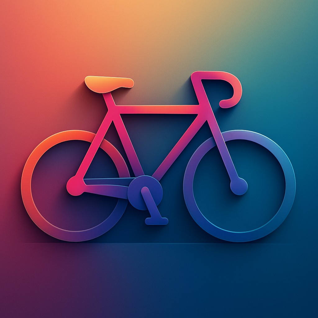 bicyle resting against a wall