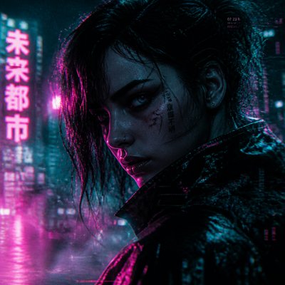 Cyberpunk Sci-Fi Art example