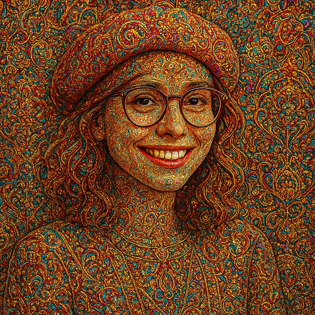 Maximalism Art Style Style Transfer Example