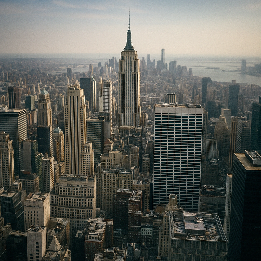 New York City aerial view