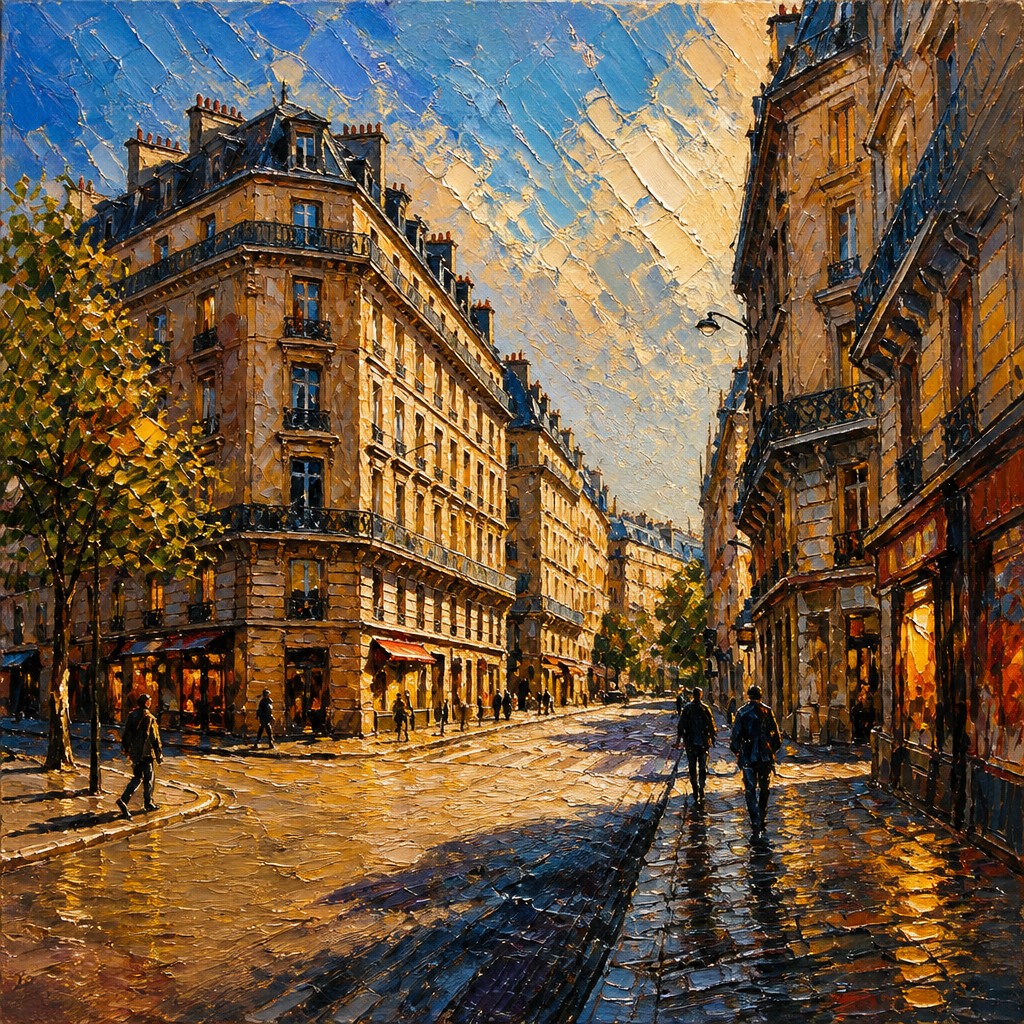 Oil Portrait Art Style Style Transfer Example