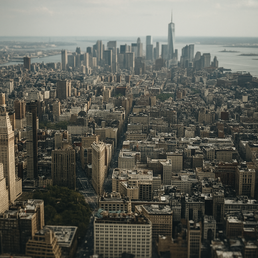 New York City aerial view