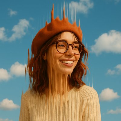 Melting Upwards Style Transfer Example
