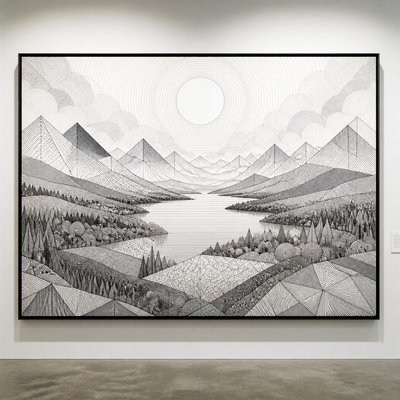wide landscape with natural scenery