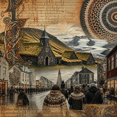 urban street with city activity