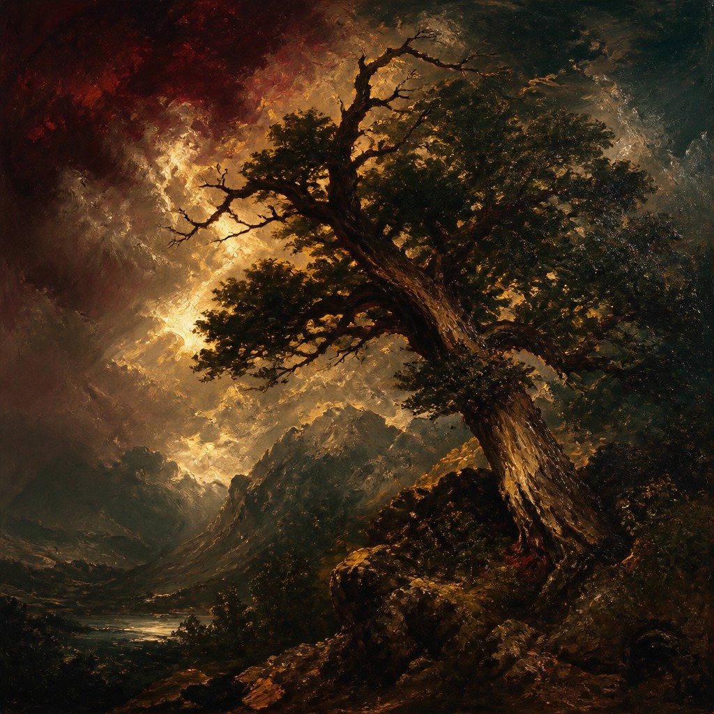 a tree in nature
