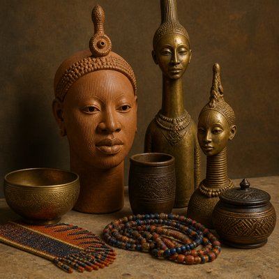 still life with everyday objects — Ife Art Style