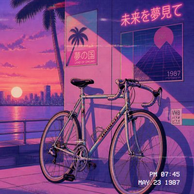 bicyle resting against a wall