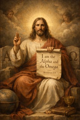 Revelation 1:8 "I am the Alpha and the Omega"