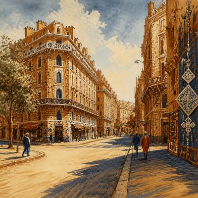 Niger Art Style Style Transfer Example