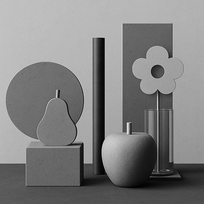 still life arrangement of fruits and flowers