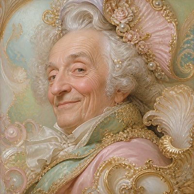 close-up portrait of an elderly person with expressive weathered features