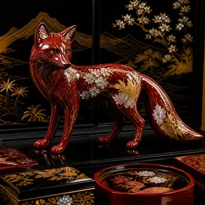 animal standing in natural pose — Lacquer Art Style