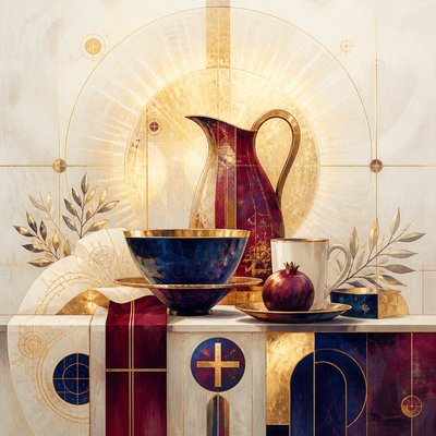 still life with everyday objects — Contemporary Religious Art