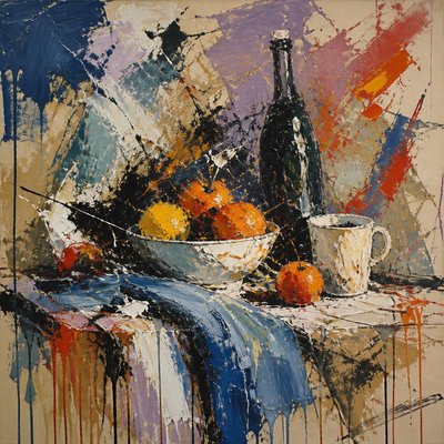 still life with everyday objects