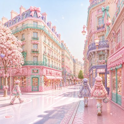 Kawaii Fashion Style Style Transfer Example