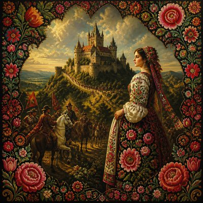 majestic castle on a hilltop
