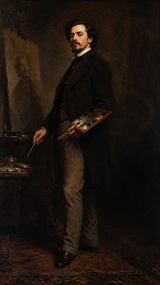 full-length portrait of an elegant figure
