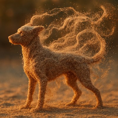 animal standing in natural pose
