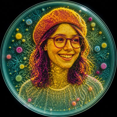 Bacteriological Agar Art Style Transfer Example