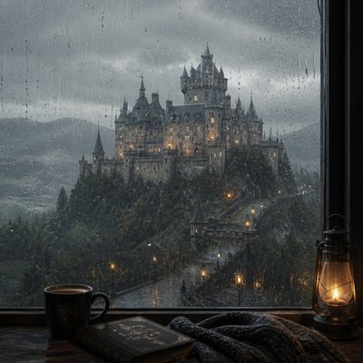 majestic castle on a hilltop